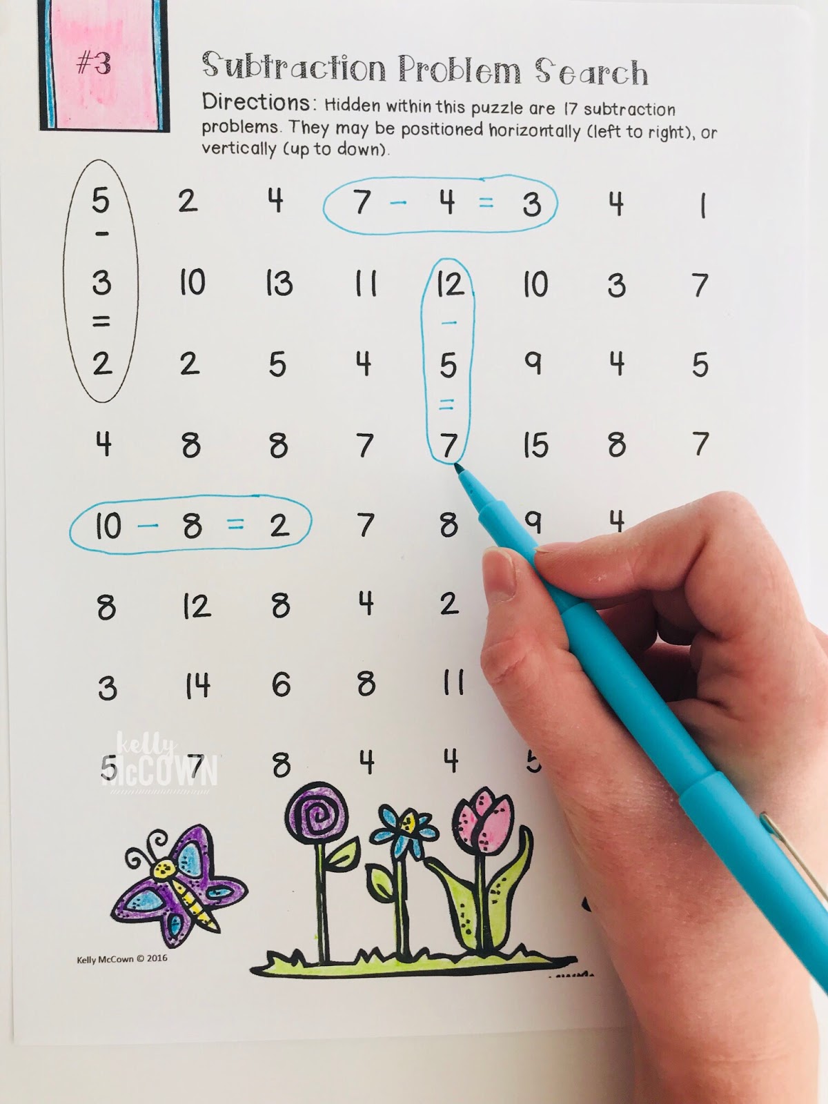 Kelly McCown: April NO PREP Math Packet - 4th Grade