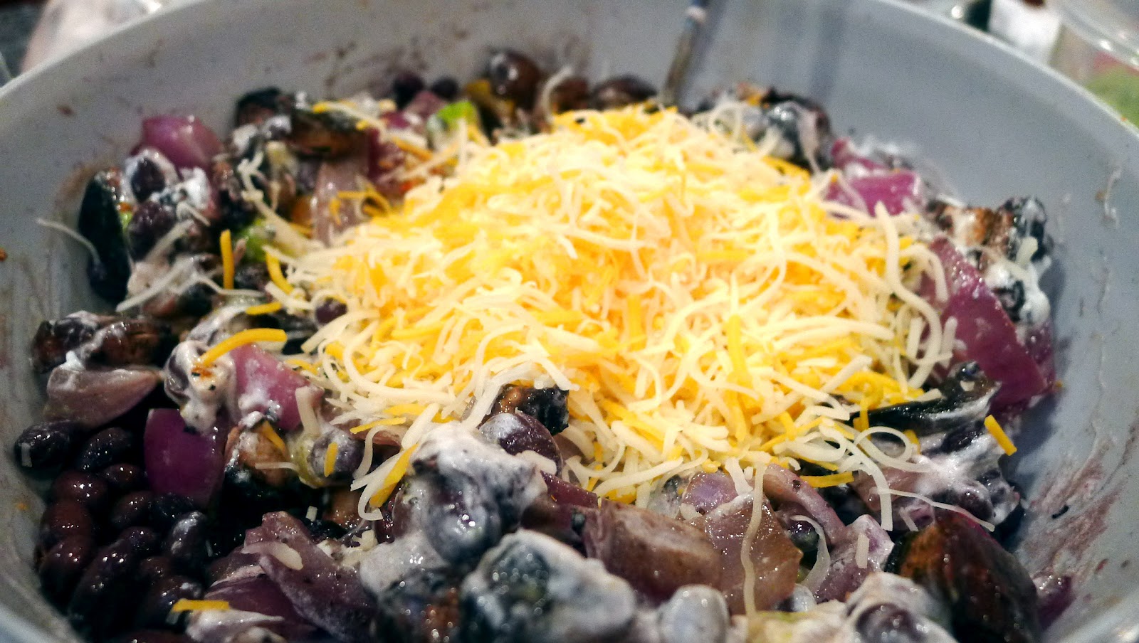 newFOOD tuesdayz Black Bean and Portobello Enchiladas with Roasted