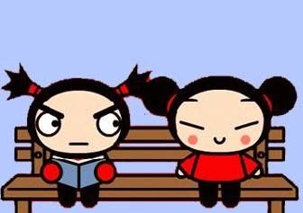 Garu y Pucca: Tarjetas o Invitaciones para Imprimir Gratis. Para hacer invitaciones, tarjetas, marcos de fotos o etiquetas, para imprimir gratis de Garu y Pucca.