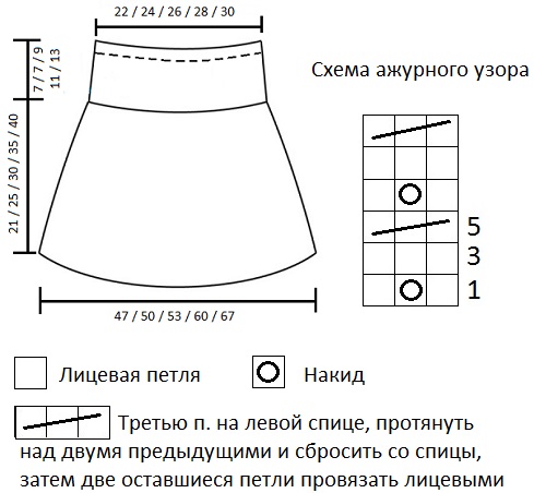 схема узора shema uzora