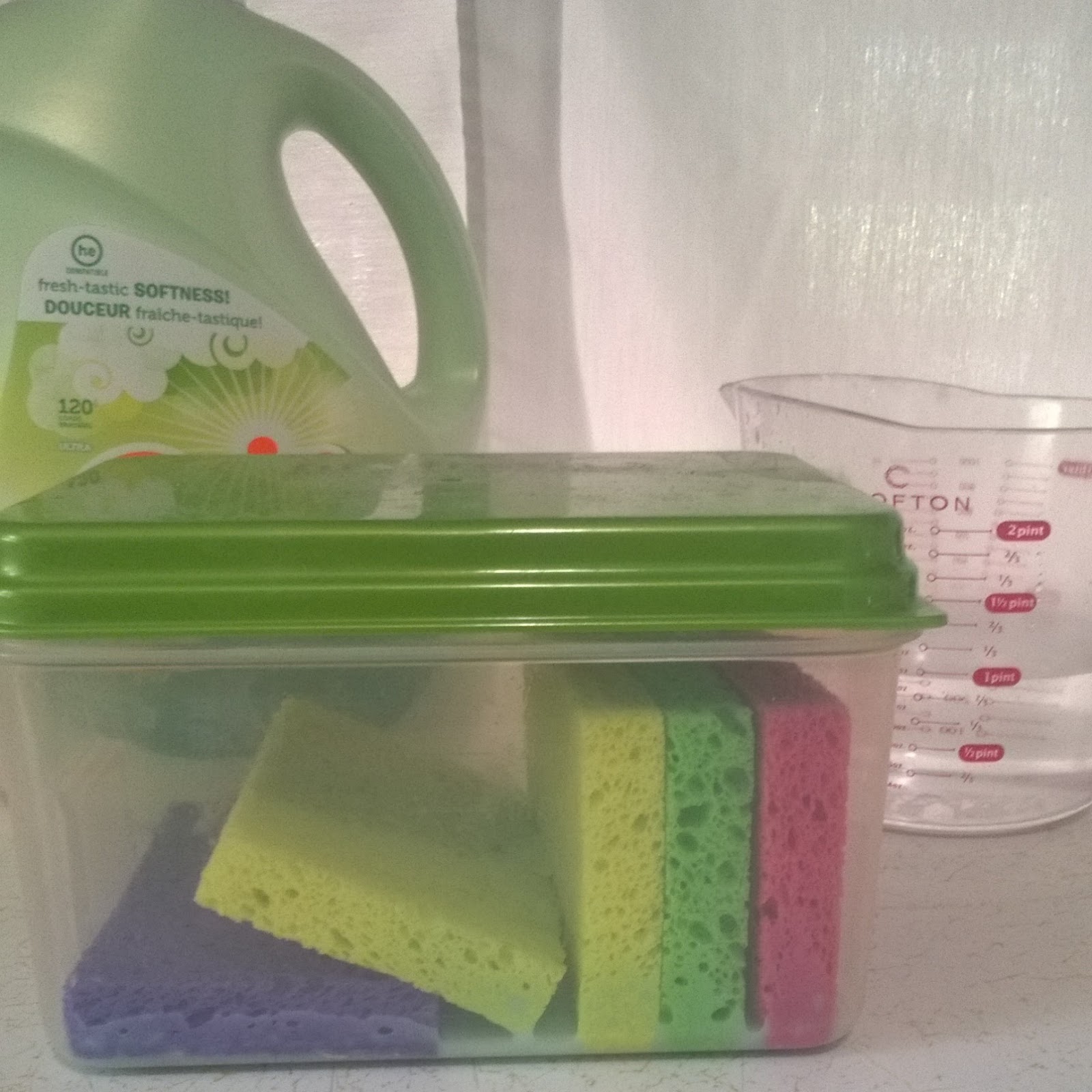 My Really, Real Reality Simple DIY Dryer Sheet Sponges