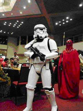 Storm Trooper wedding escort
