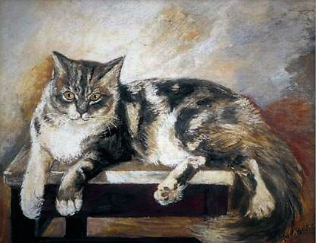 Genoveva Báez – Pucho, portrait of a cat
