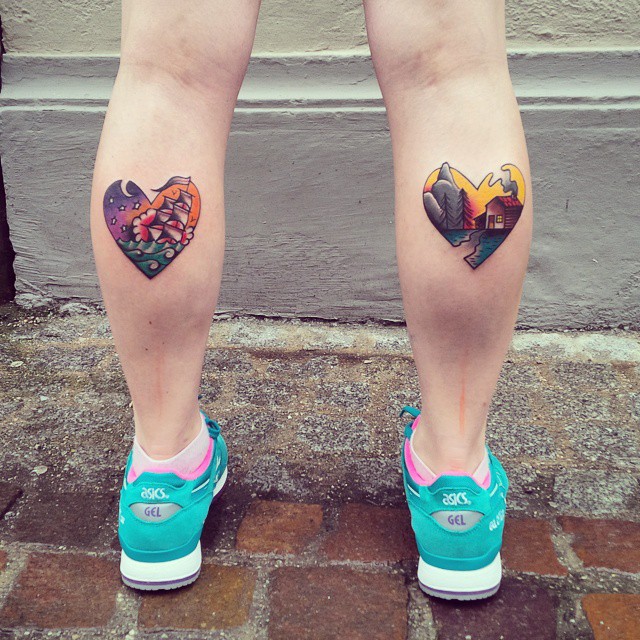 Tatuagens femininas para a panturrilha Tatuagens femininas para a panturrilha