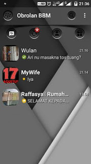 BBM MOD Dark Theme versi terbaru untuk Android Special Edition BBM MOD Dark Theme versi terbaru untuk Android Special Edition