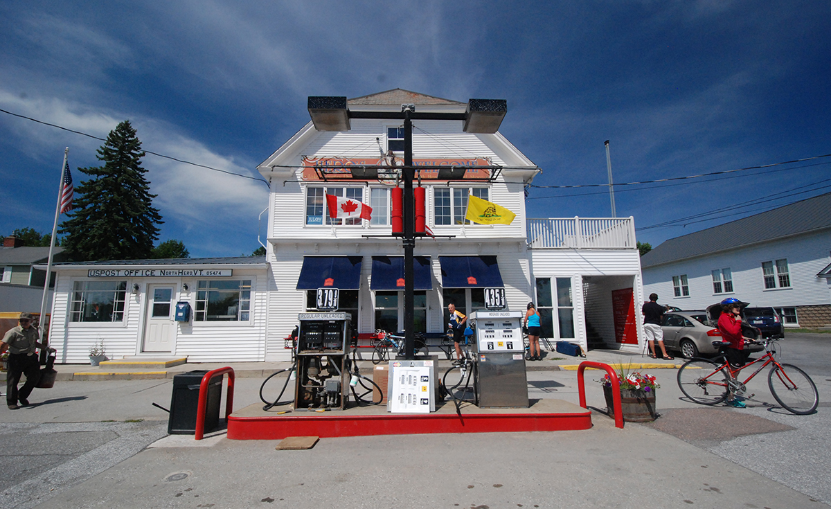 Bike WA to VT, Write History North Hero, Vermont