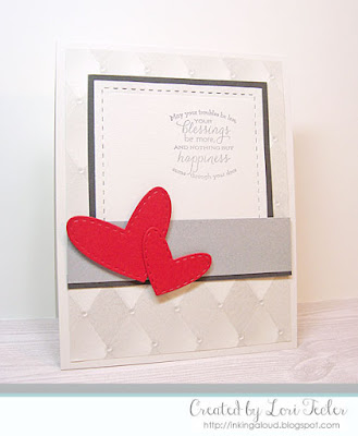 Nothing But Happiness card-designed by Lori Tecler/Inking Aloud-stamps from Papertrey Ink