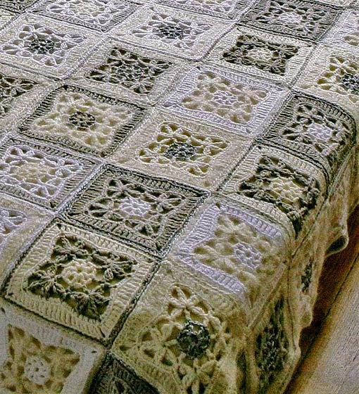 Crochet: Blanket and pillow, crochet