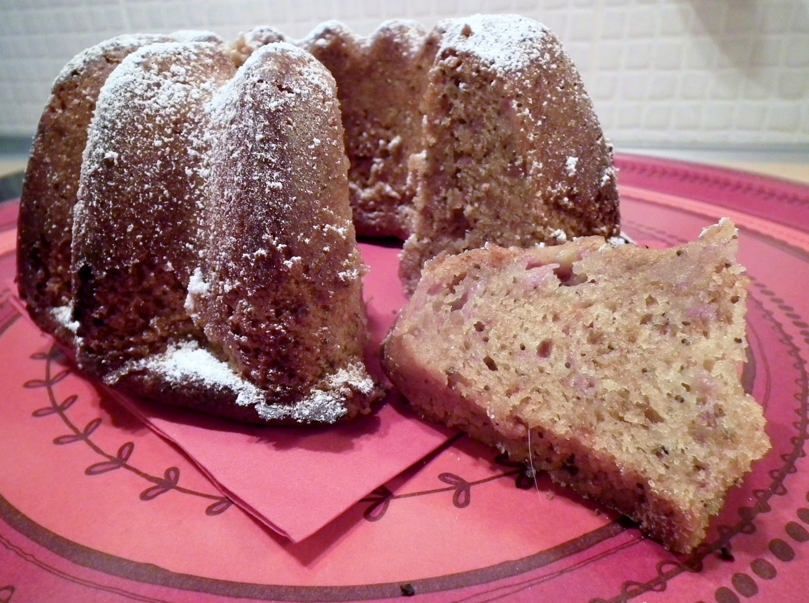 ciambella banane,yogurt e semi di papavero ( senza latticini)