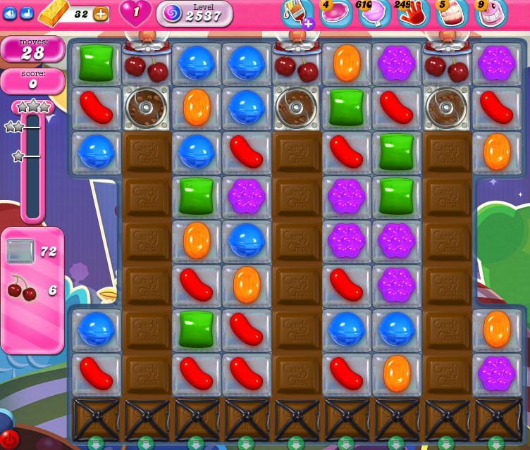 Candy Crush Saga level 2537 Candy Crush Saga level 2537