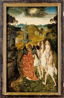 Dirk Bouts, L'ascension des élus, 1450