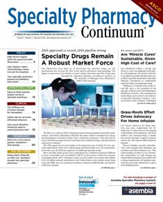 SPC Specialty Pharmacy Continuum 2016-03 - May & June 2016 | ISSN 0886-988X | CBR 96 dpi | Trimestrale | Professionisti | Management | Distribuzione | Farmacia | Normativa
SPC Specialty Pharmacy Continuum, strives to provide accurate, relevant, and up-to-date clinical and business information to specialty pharmacists, home infusion practitioners, managed care organizations and other key providers of specialty pharmacy. In addition to news, the web site includes many of the magazine’s regular features, including new FDA drug approvals, our renowned educational reviews, and continuing education activities.