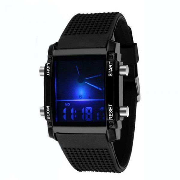 Men Led Wristwatch Waterproof Electronic Sport Watches Casual Fashion Digital Clock