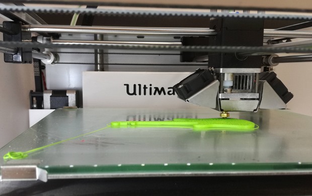 impresión del diseño con la impresora Ultimaker