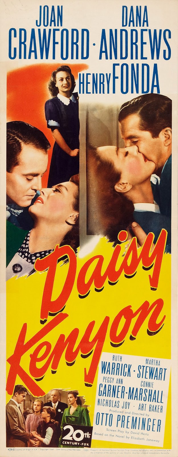 Black and White Cinema and Chocolate Daisy Kenyon (1947)