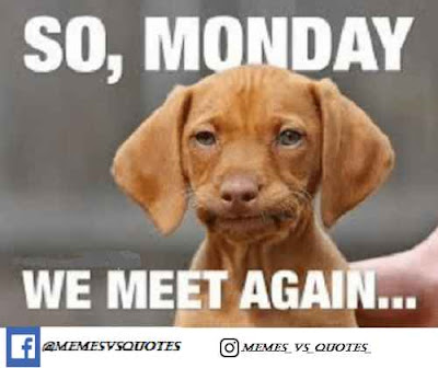So, Monday We meet again