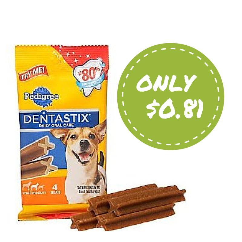 Pedigree Dentastix Treats Only 0.81! JustAddCoffee The Homeschool Coupon Mom