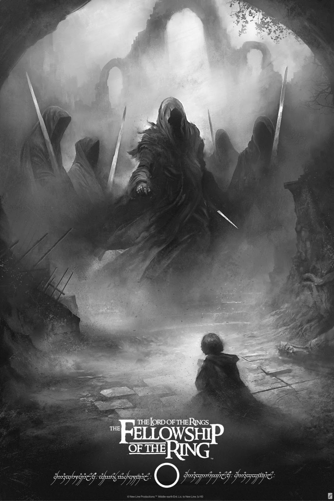 The Geeky Nerfherder CoolArt 'The Lord Of The Rings The Fellowship