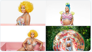 Rapper Nicki Minaj Announces Pregnancy With Lovely Baby Bump (Photos)