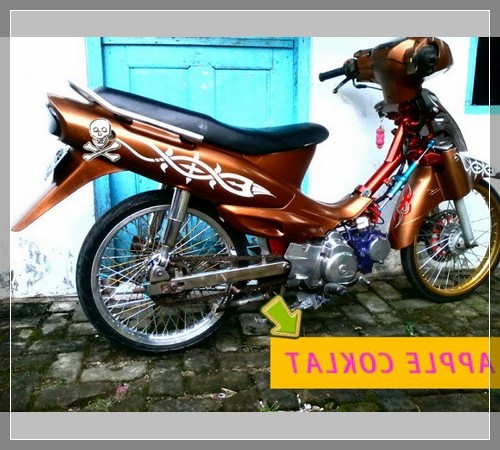 Gambar Modifikasi Shogun Kebo 110 Trail Road Race Ceper Terkeren 2020