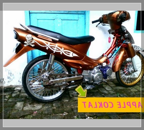 Gambar Modifikasi  Shogun  Kebo 110  Trail  Road Race Ceper 