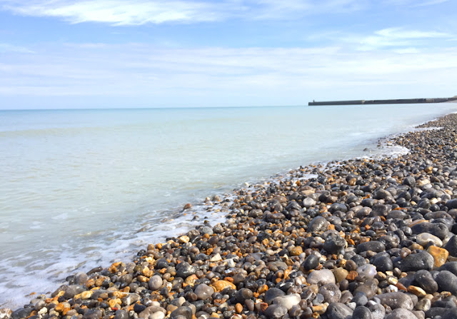 Praia de Dieppe perto de Paris Praia de Dieppe perto de Paris