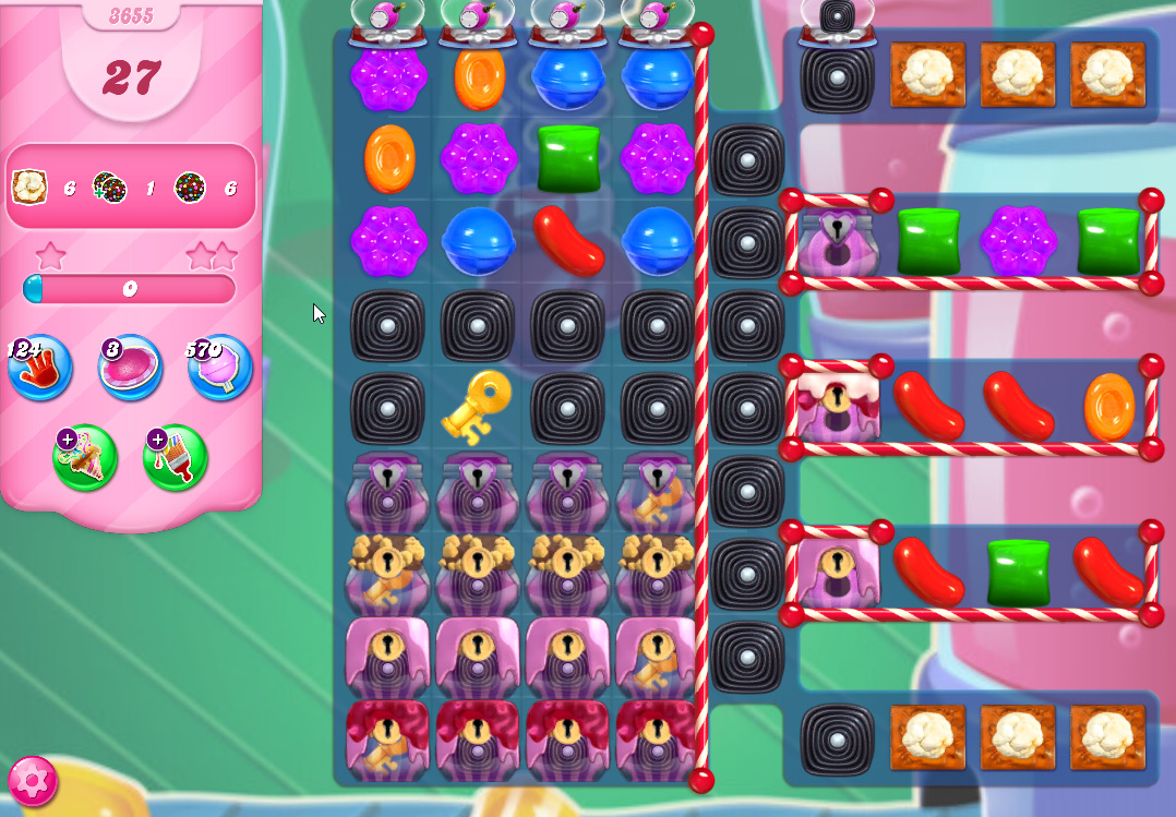 Candy Crush Saga level 3655