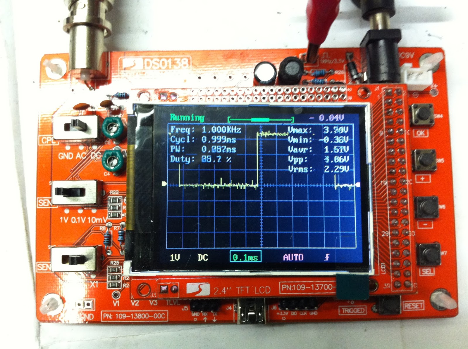 Greasy Greg: DSO 138 Digital oscilloscope - getting started