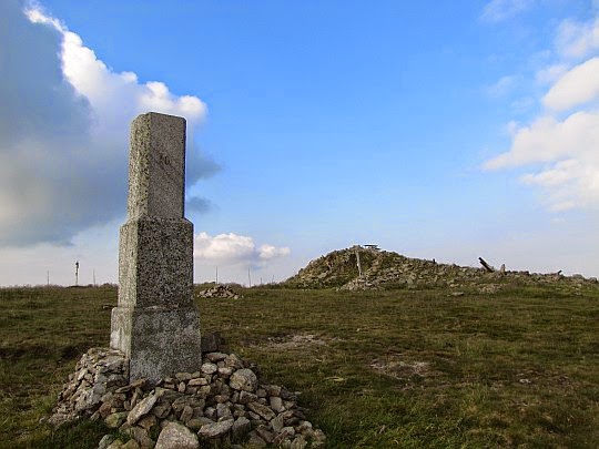 Obelisk na Śnieżniku.