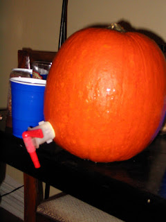 The infamous pumpkin keg.