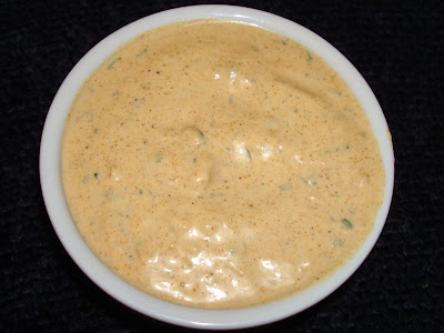 INGREDIENTS 1 cup mayonnaise 2 tbsp. Dijon mustard 2 tsp. horseradish  1 tsp. Louisiana hot sauce 1 tbsp. chopped parsley ¼ tsp. garlic powder 1 tsp. paprika powder ¼ tsp. onion powder ¼ tsp. cayenne pepper powder ¼ tsp. ground black pepper ¼ tsp. thyme leaves ¼ tsp. oregano leaves ¼ tsp. basil leaves METHOD In a bowl, mix mayonnaise, mustard, horse radish, hot sauce and parsley. In a coffee grinder pour the rest of the spices and pulverize the thyme leaves, oregano, and basil leaves. Add and mix well the spices into the mayonnaise. Serve with the crab cakes.