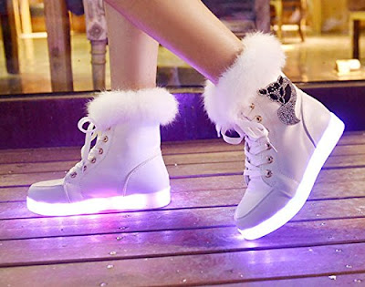 Must Have Light Up Shoes Bininbox Women's Winter Warm Light up Shoes