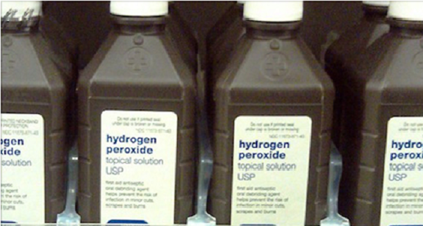 3 os hidrogén peroxid arcra