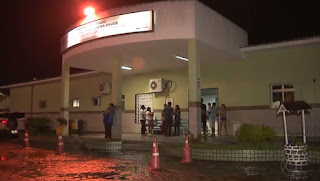 A adolescente foi levada para o Hospital Arlinda Marques (Foto: Reprodução /TV Cabo Branco)