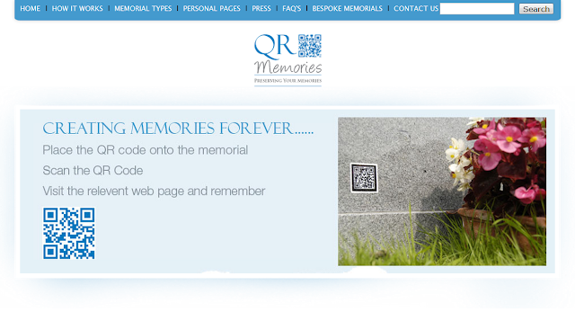 QR memories app for dead souls