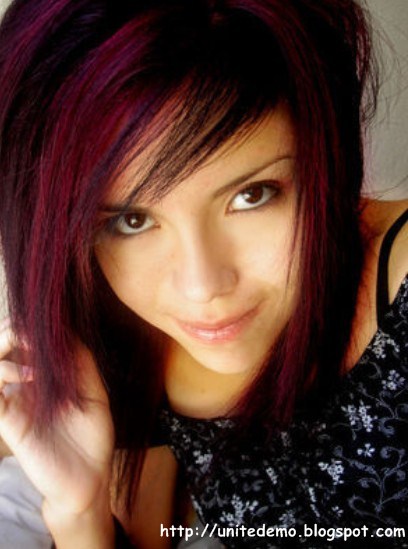 cool emo girl hairstyle 2011