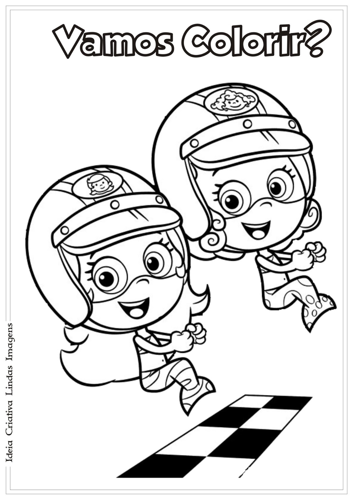 halloween bubble guppies coloring pages - photo #20