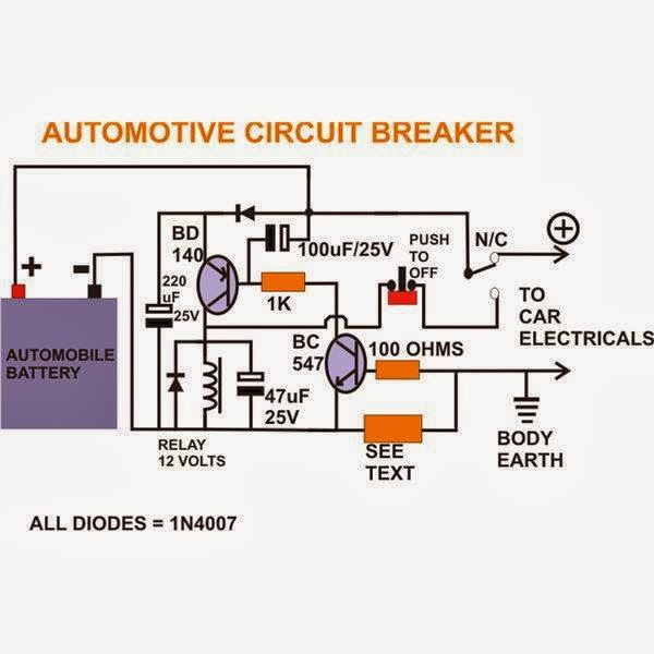 Automotive Circuit Breaker | Electrical & Electronic Technology
