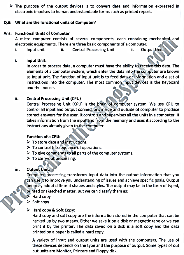 Education Is The Key To Success: Computer Studies For Class IX (Science ...
