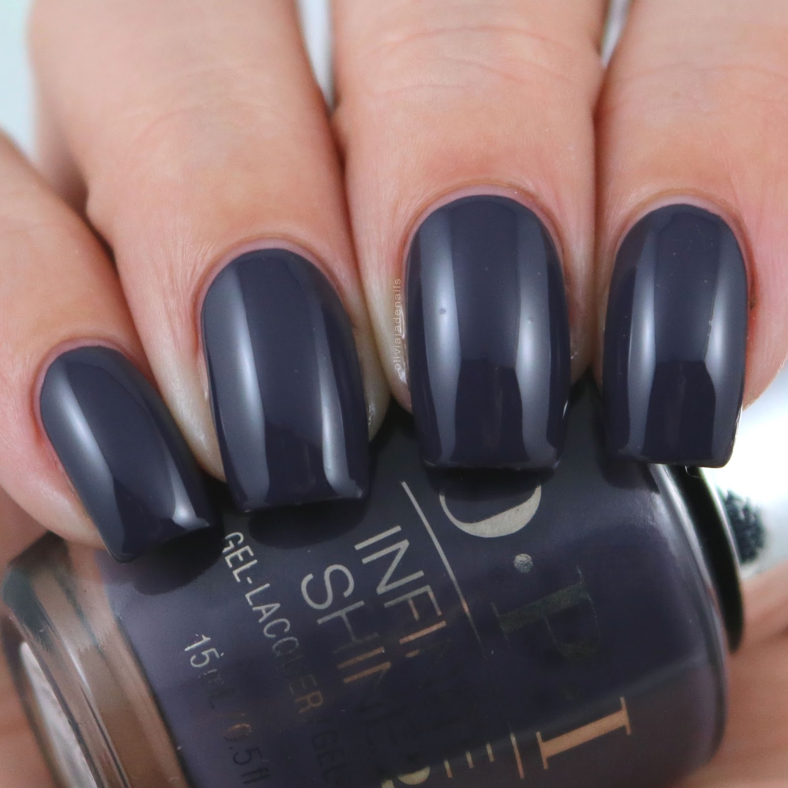 OPI Suzi & The Arctic Fox swatched by Olivia Jade Nails