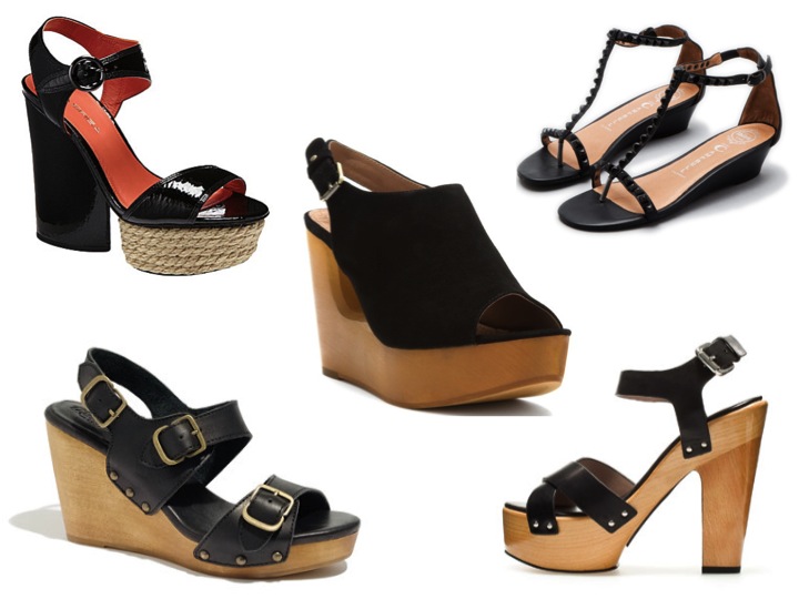 In These Shoes: Black Platform Sandals Under $150 - Cheryl Shops