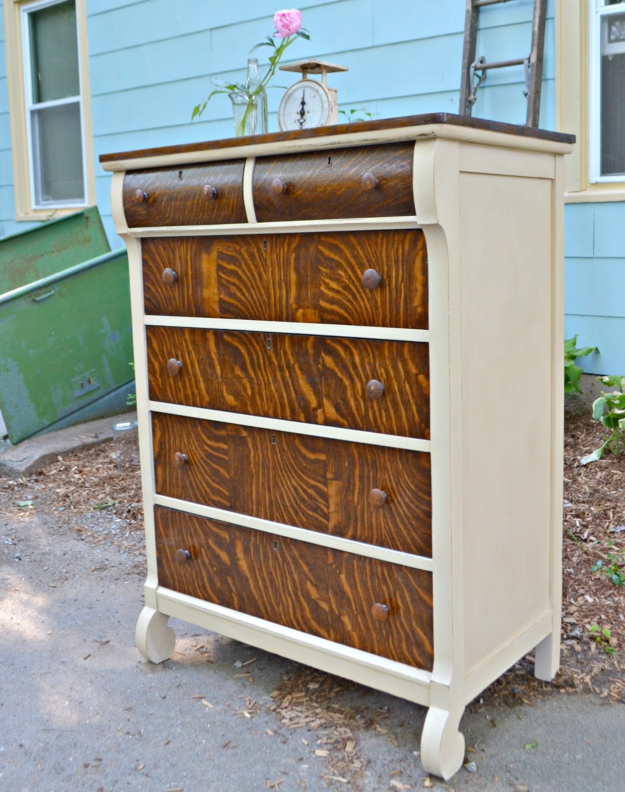 Heir and Space An Antique Tiger Oak Dresser