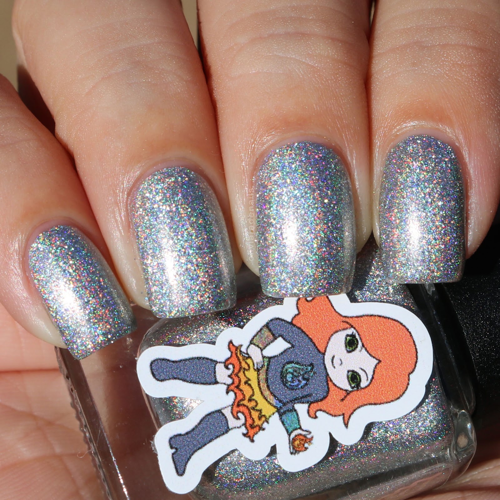 Grace-full Nail Polish Holo Heroine swatched by Olivia Jade Nails
