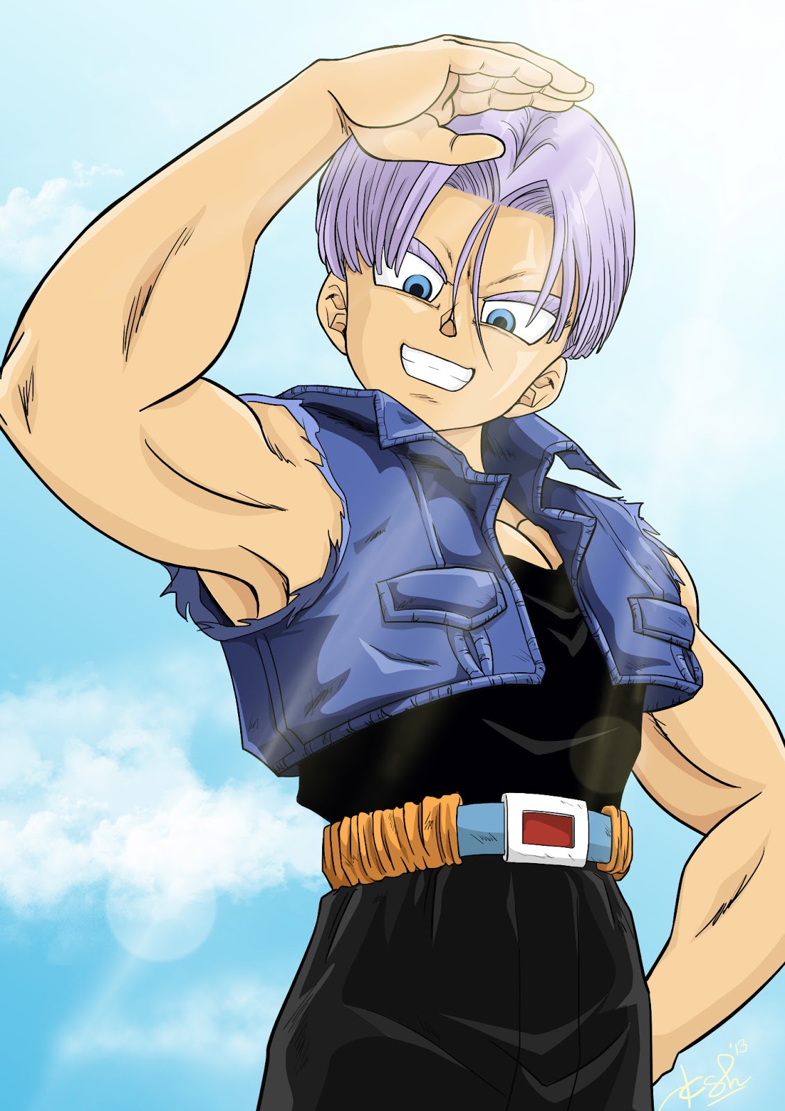 Koshami Fanart Future Trunks from Dragon Ball Z