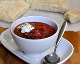 Karelian Borscht (Finnish - Russian Beet Borscht Soup)