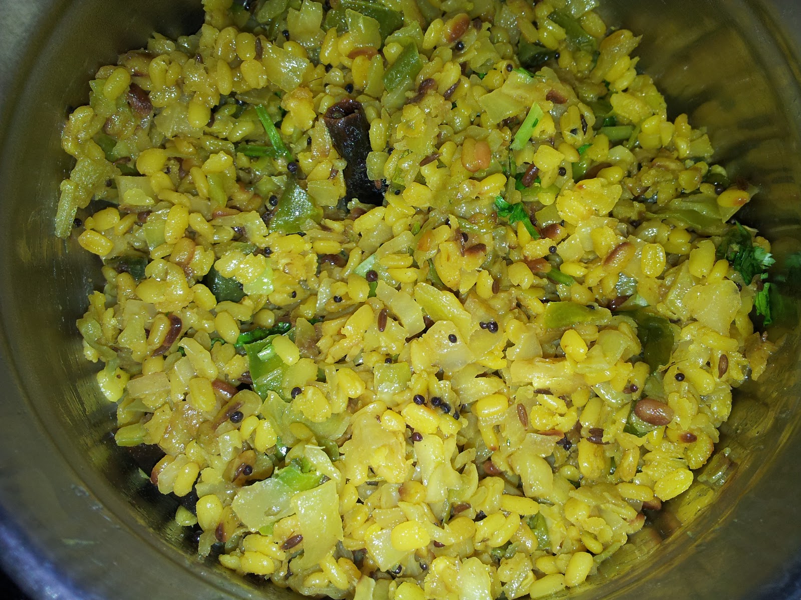 Cabagge Moong dal curry or Cabbage Peasarapappu