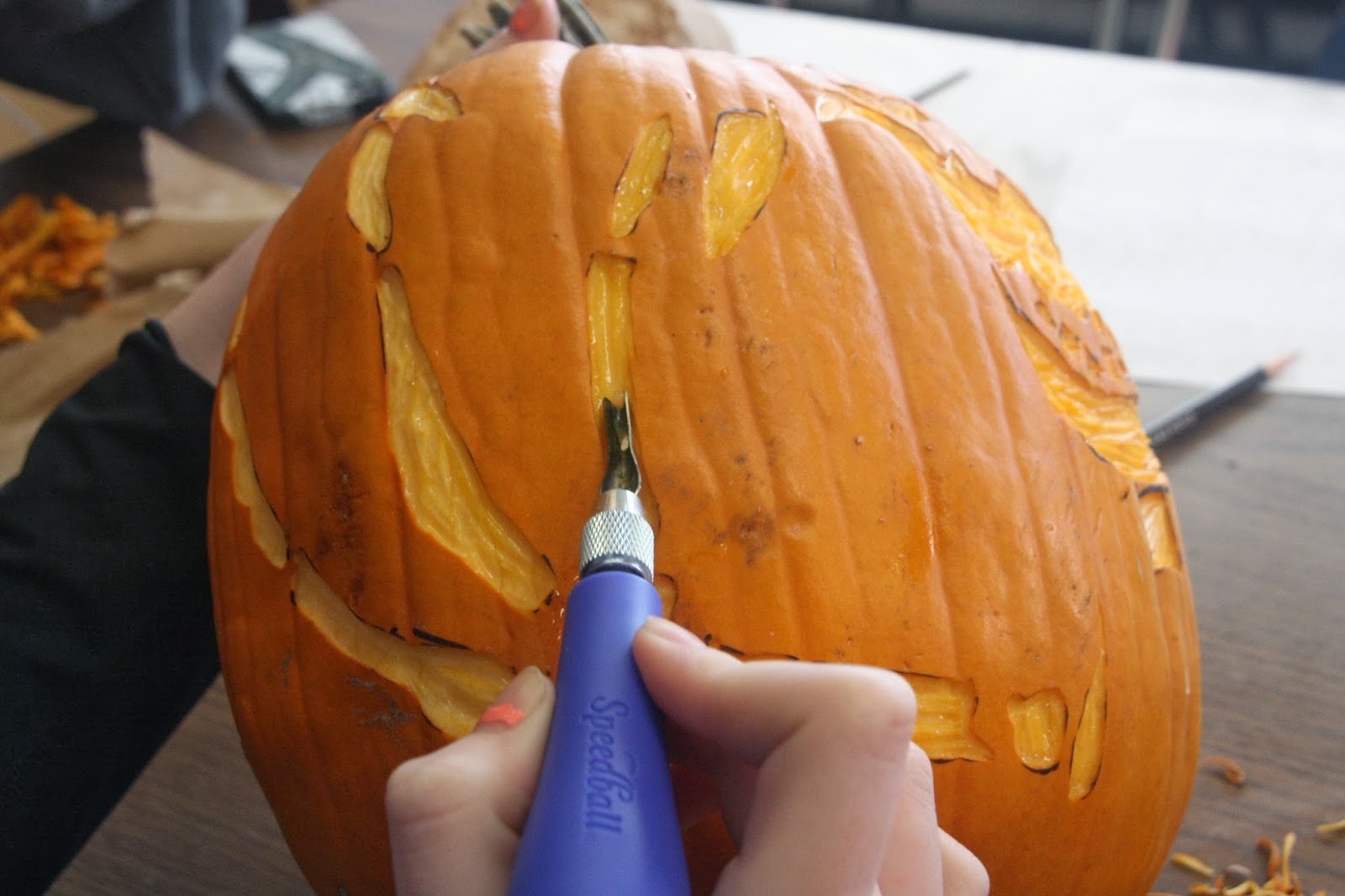 Make More Art - Just Do Stuff: Print Making to Pumpkin Carving