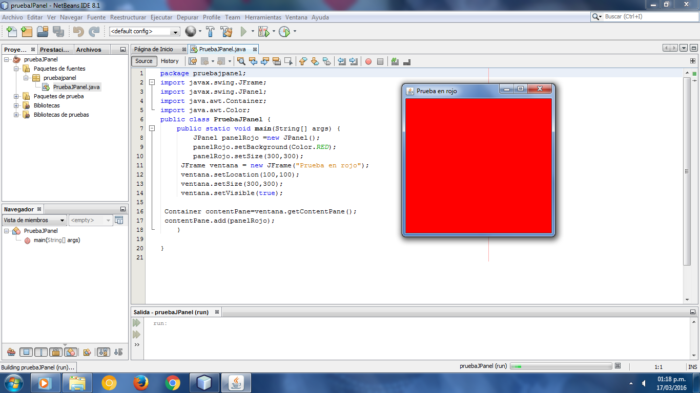 Lenguaje de programacion II (Java 2): Interfaz Gráfica Netbeans Java