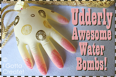 These are Udderly Awesome for #water party fights! Make Cow Water Bombs! | tutorial at I Gotta Create!