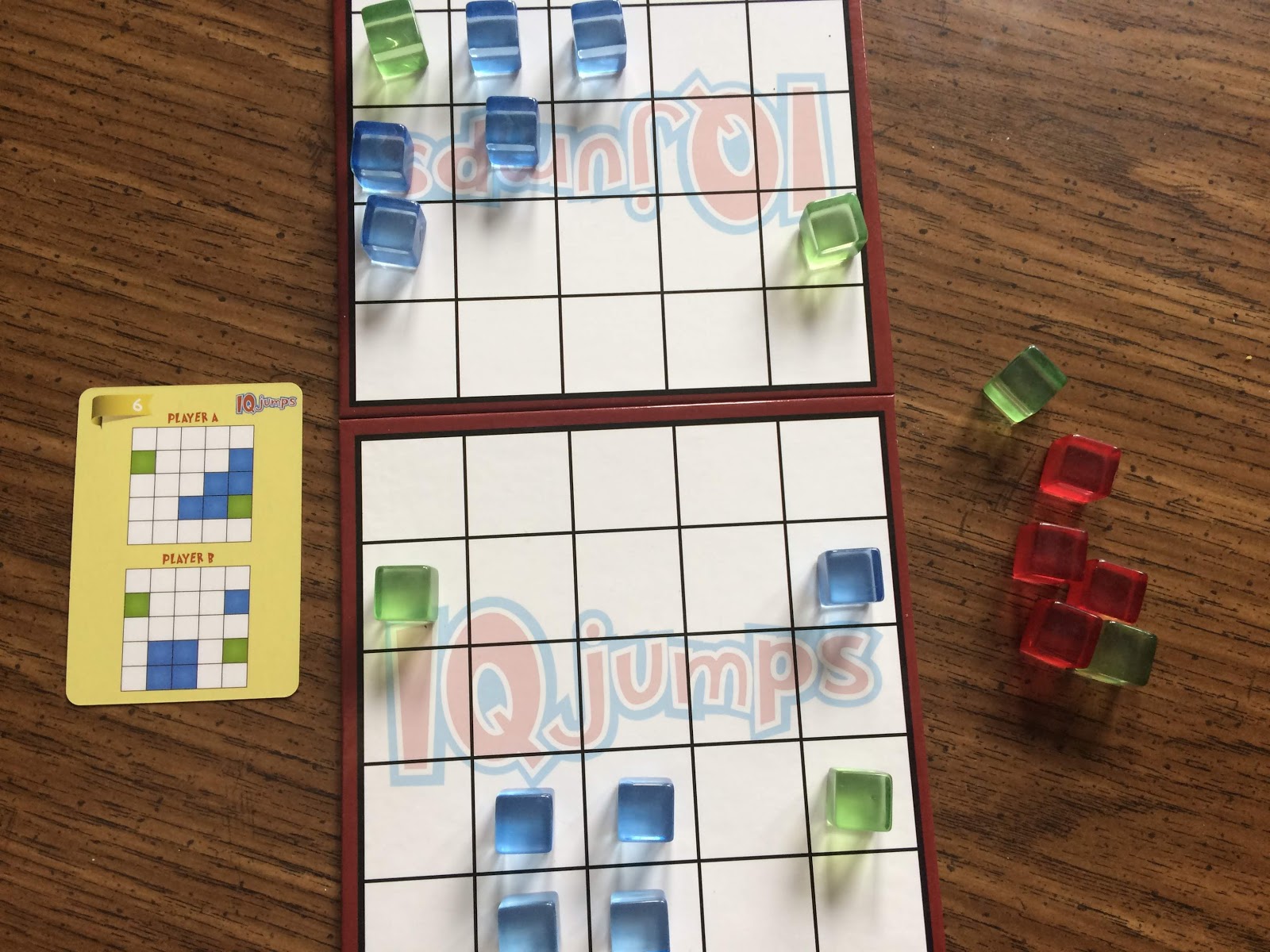 Simply Nerdy Mom IQ Jumps Logic Puzzle Board Game